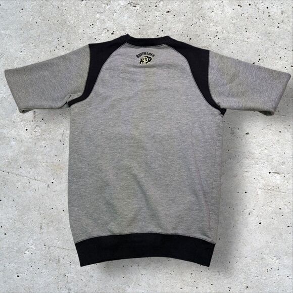 Champion Colorado Buffaloes Crewneck Sweatshirt XS Gray Black Embroidered Logo - Picture 2 of 10